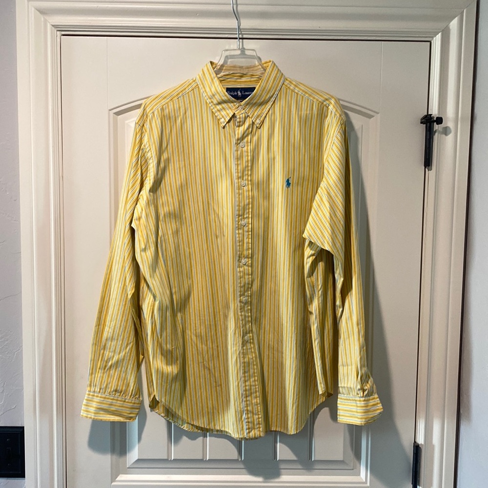 Polo Ralph Lauren Button Down Dress Shirt Great Condition!!